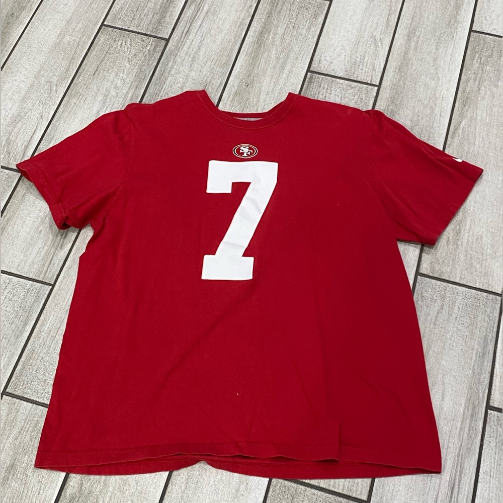 Nike Men’s shirt San Francisco Kaepernick 7 Tee shirt size XXL